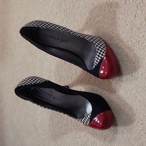 Madden Girl Houndstooth Heels